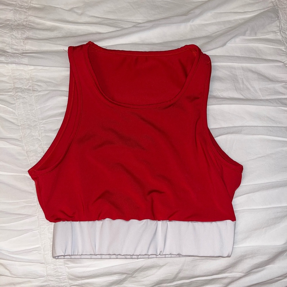 Cropped workout top size S